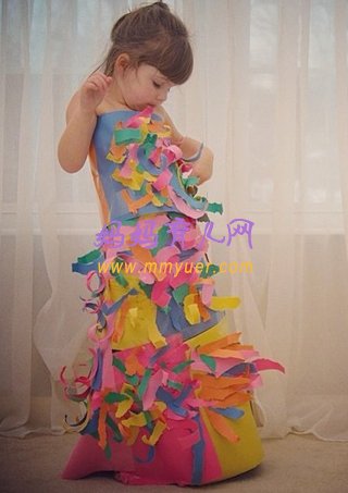 纸制创意幼儿（儿童）舞蹈表演服 美翻了！！！
