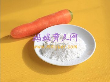 4-6個月寶寶輔食食譜——胡蘿卜米粉的做法