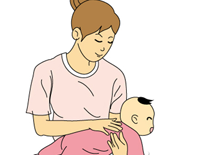 婴幼儿宝宝呛奶后的急救方法