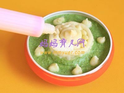 6-8個月寶寶食譜——花菜奶香土豆泥