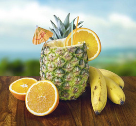 幼儿英语教案《认识水果》 banana，pineapple（香蕉，菠萝）