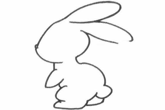 超可爱的兔子简笔画 小朋友一定超喜欢