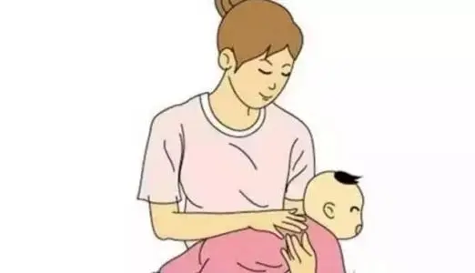 初生婴儿拍嗝方法