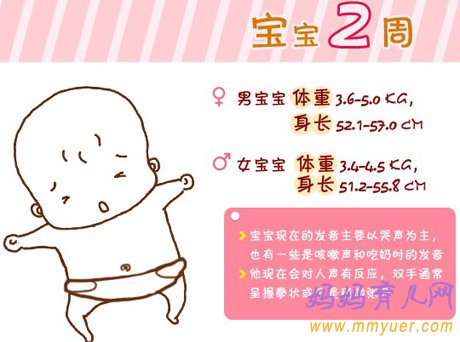 0-6岁宝宝发育指标标准