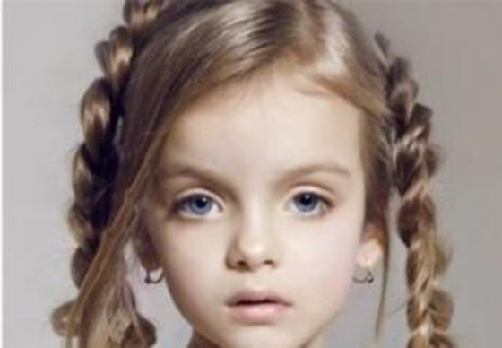 儿童辫子简单洋气扎法 更适合中长发的小女孩