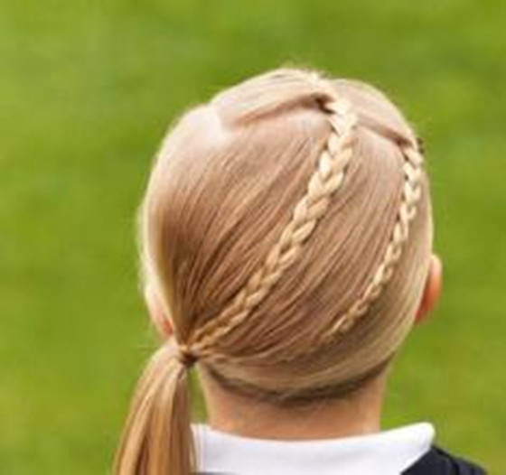 儿童辫子简单洋气扎法 更适合中长发的小女孩
